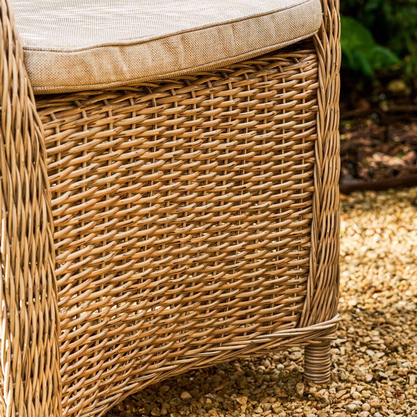 Round Dining Set Large Natural