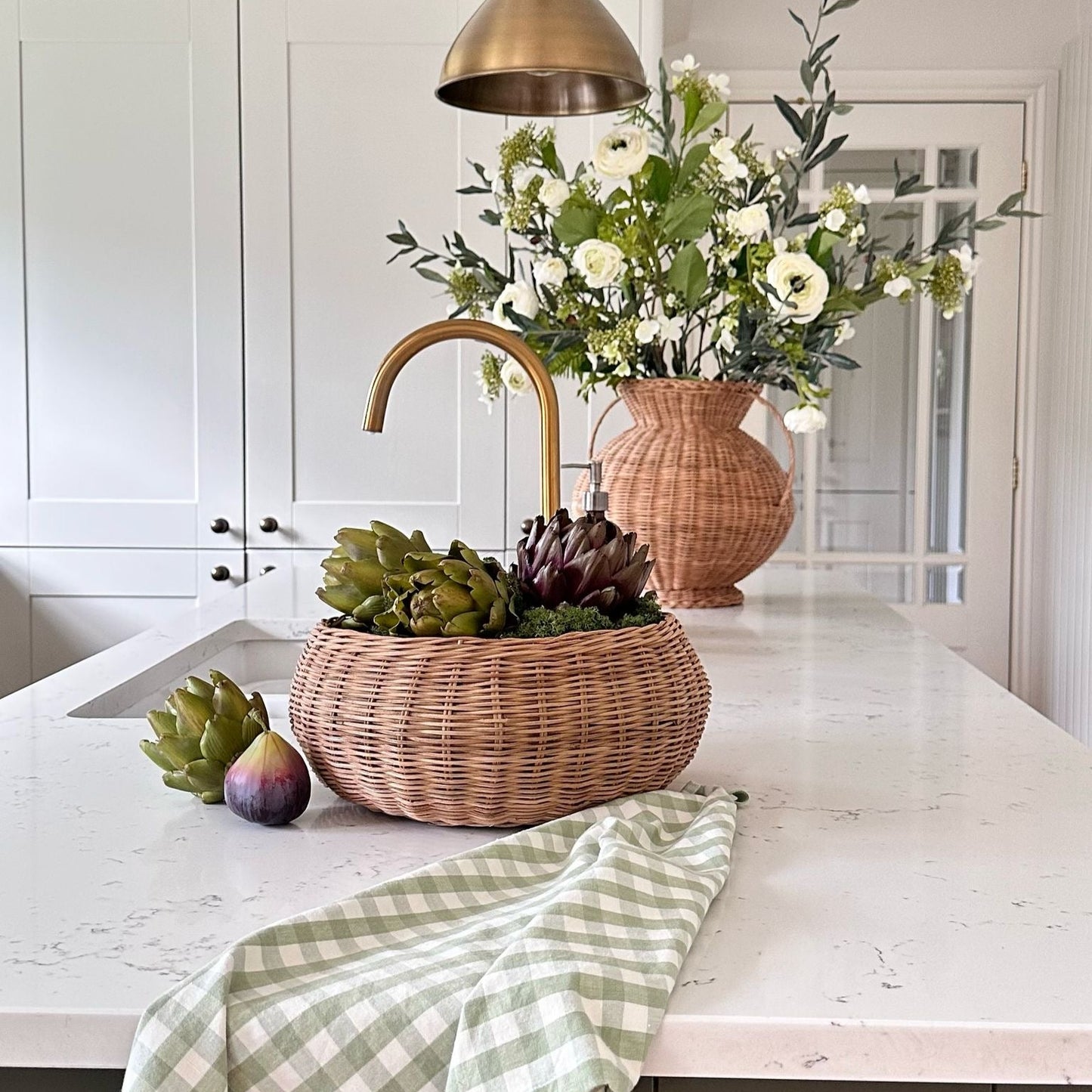 Faux Purple Artichoke | Set of Three