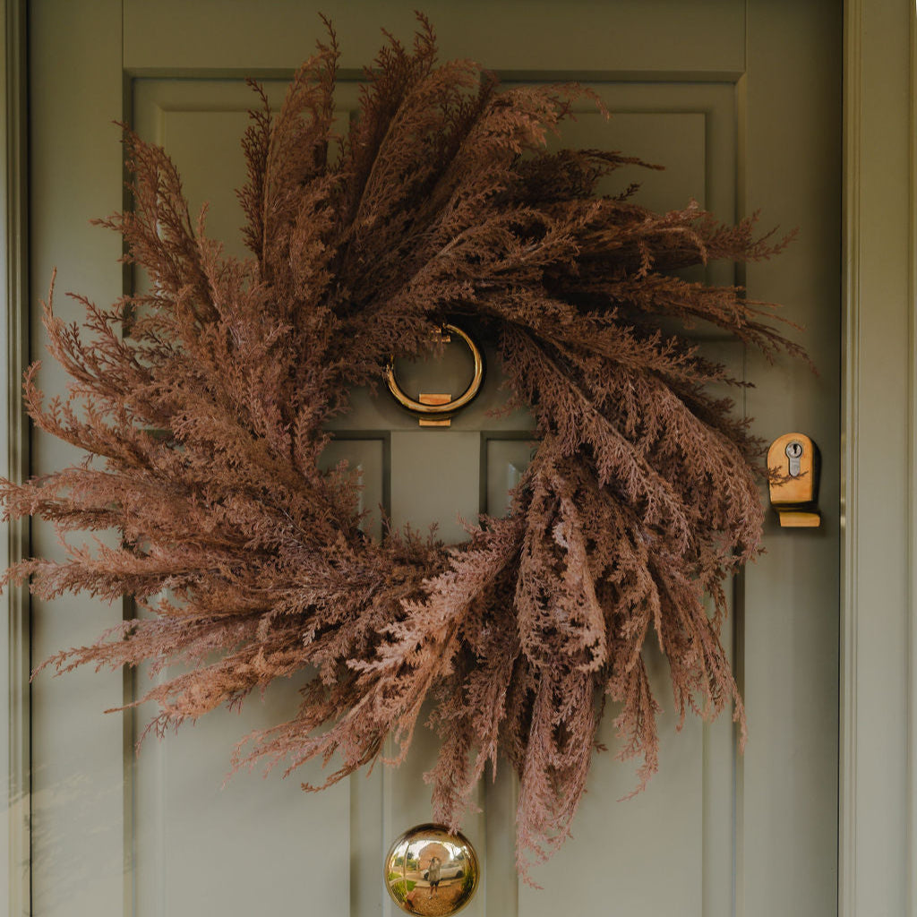 Faux Winter Wreath