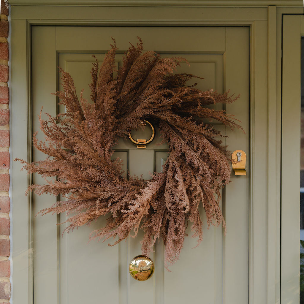 Faux Winter Wreath
