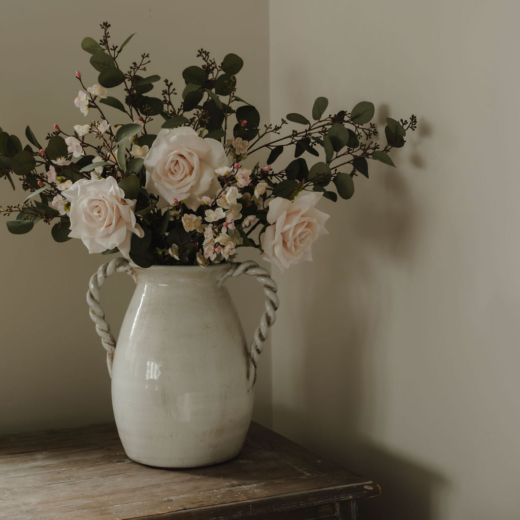 Natural Eucalyptus Leaves with Seeds Spray