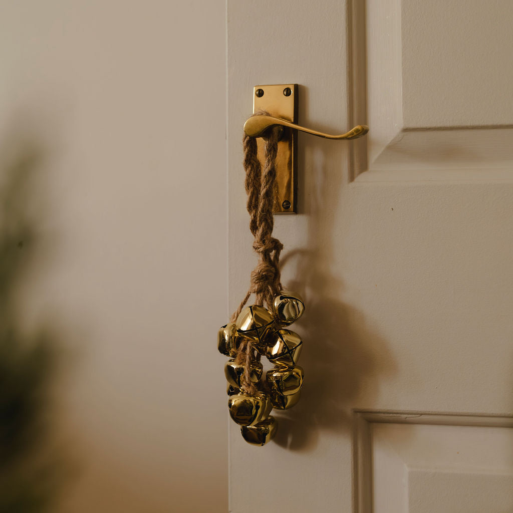 Gold Jute Bell Drop
