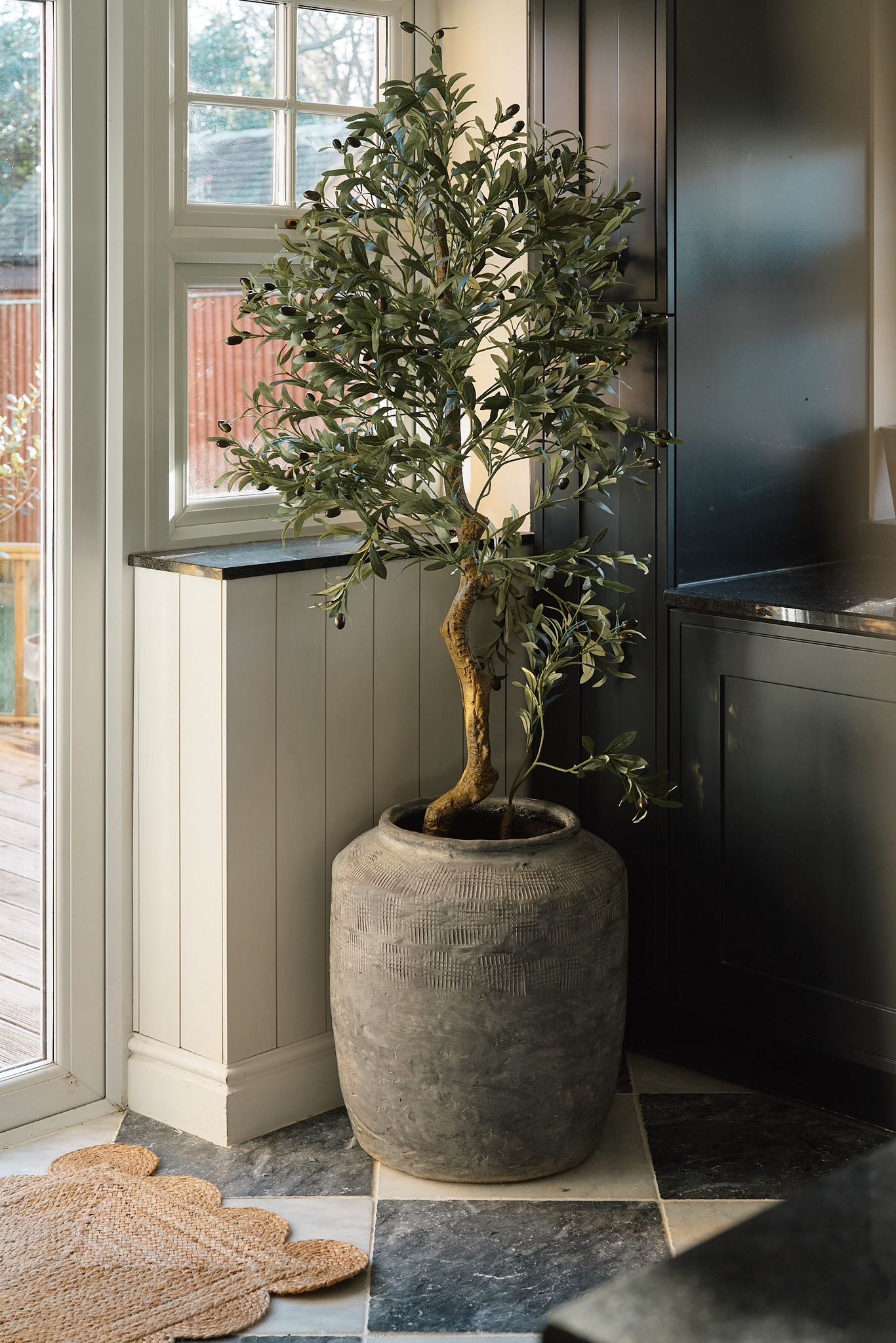 Large Faux Olive Tree