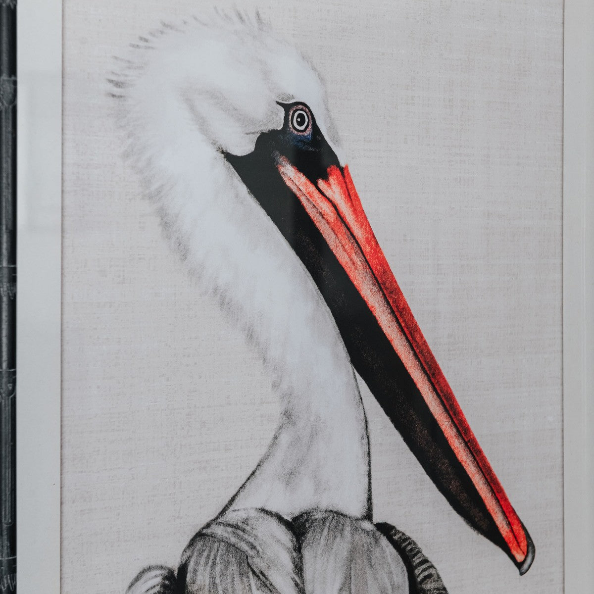 Set of 2 Framed Pelican Wall Art