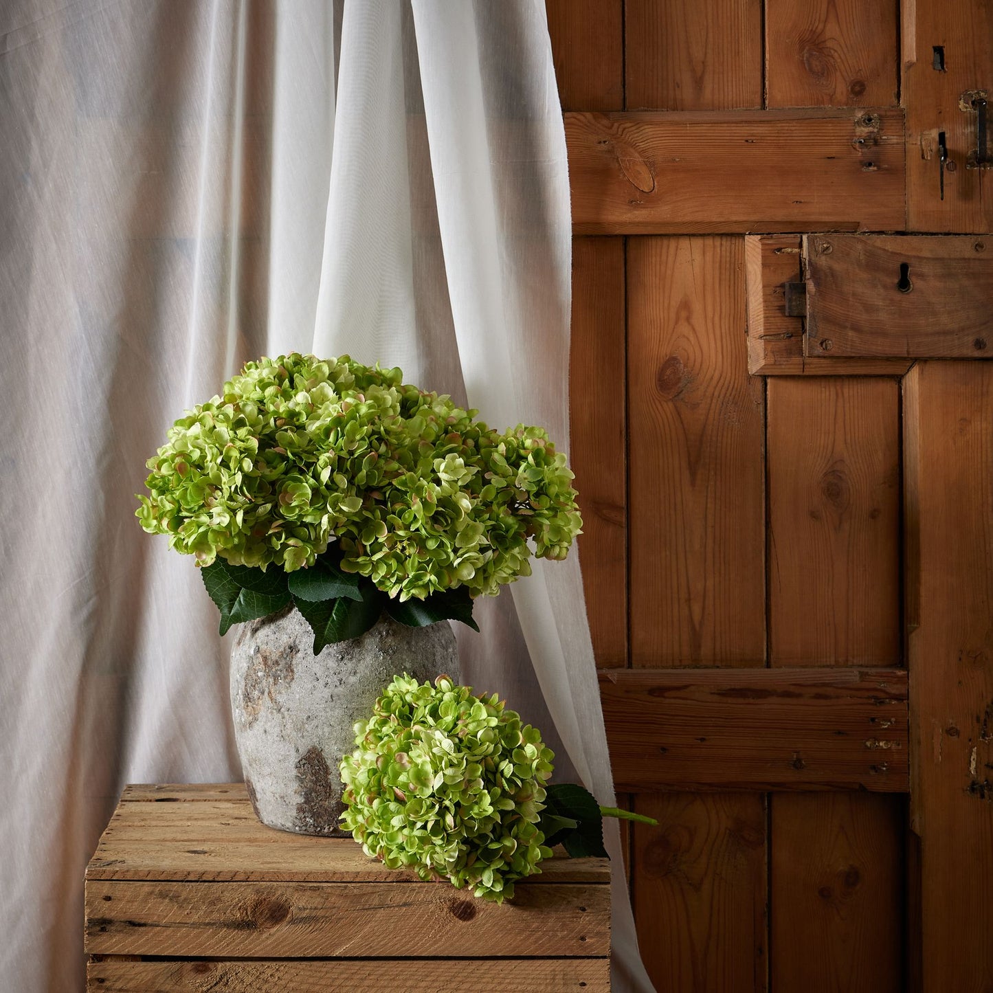 Green Artificial Hydrangea Bouquet Save 30% Limited Time Only