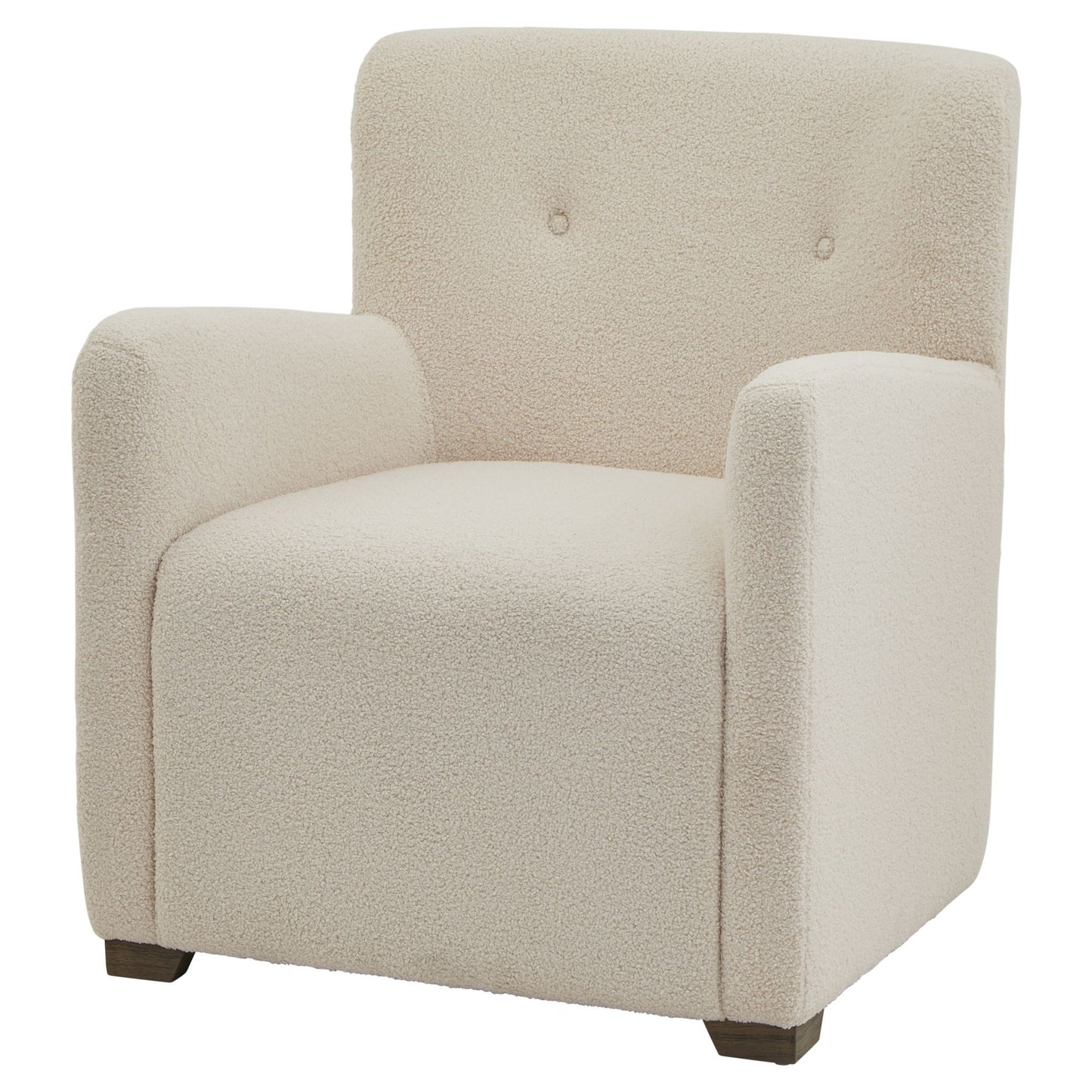 Boucle Lounge Chair Cream