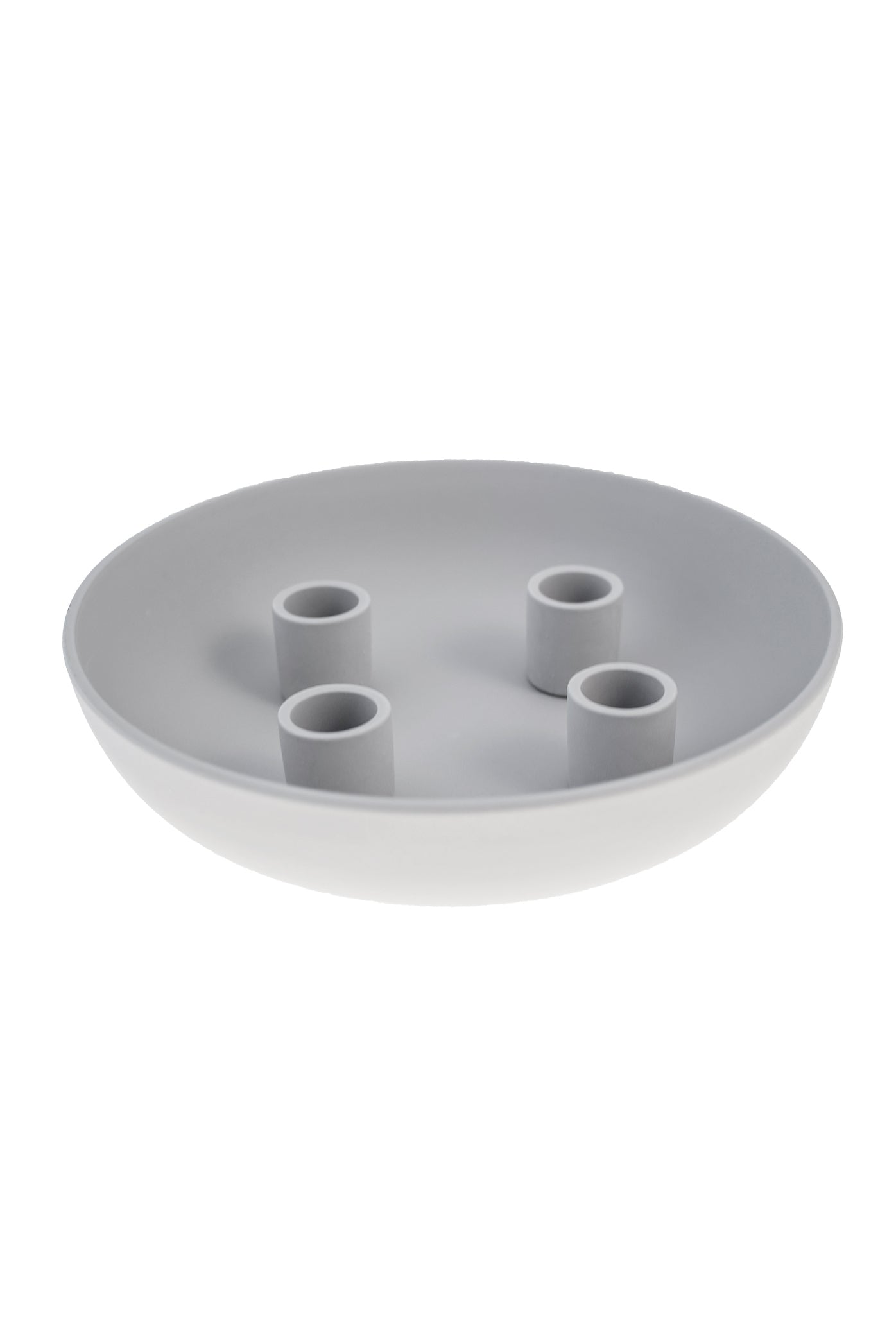 Light Grey Ceramic Candle Holder