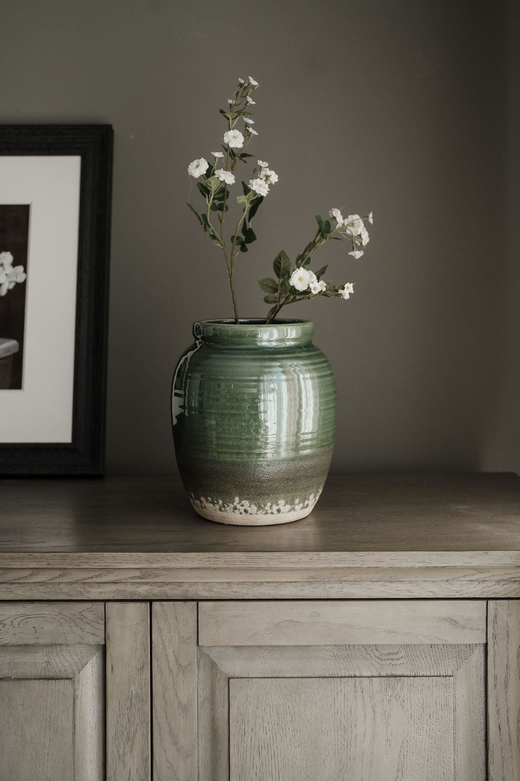 Lorenzo Olive Vase