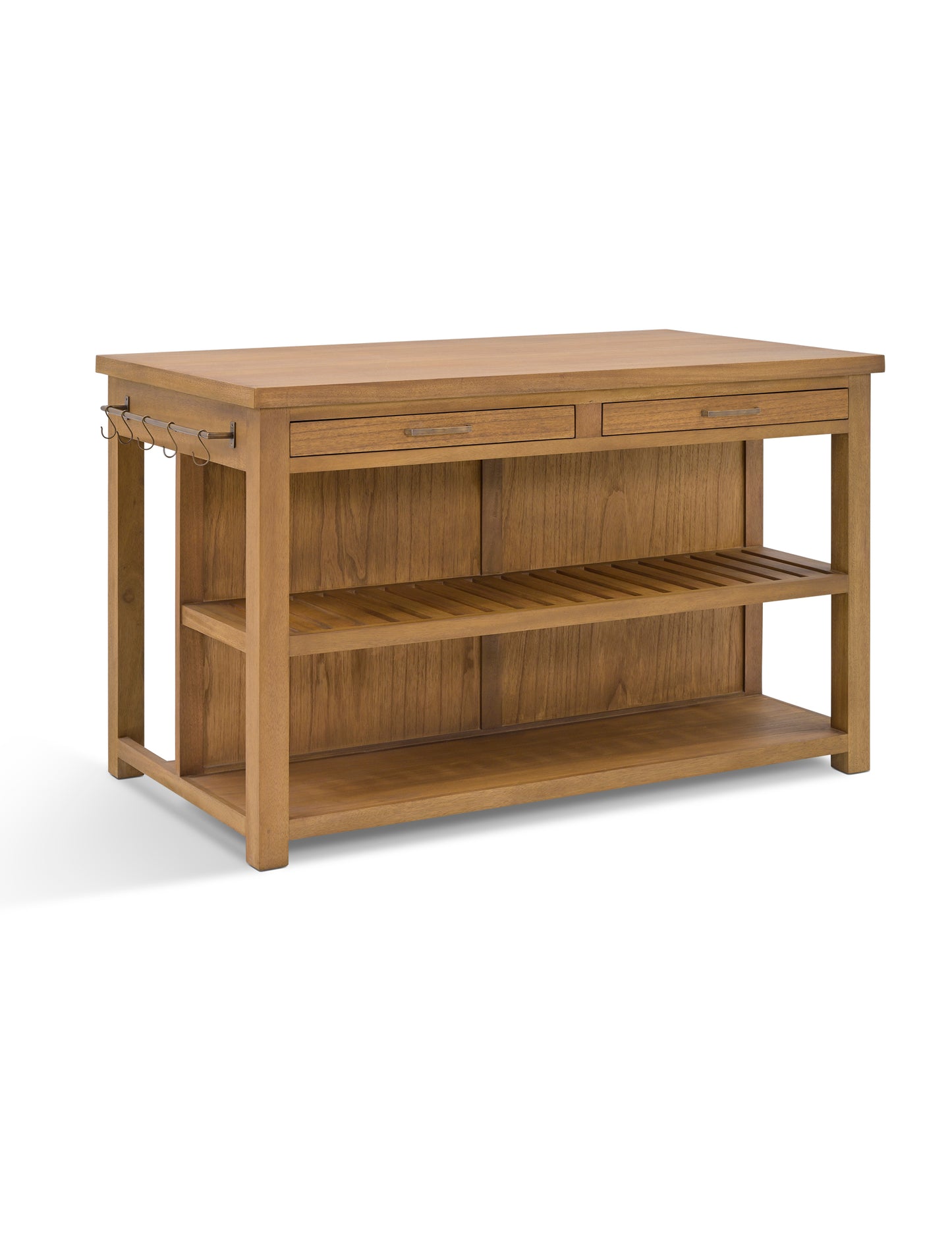 Natural Wood Kitchen Island