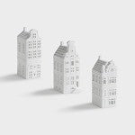 Set of 3 Ceramic Amsterdam Houses Pre-Order Mid October