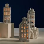 Set of 3 Ceramic Amsterdam Houses Pre-Order Mid October