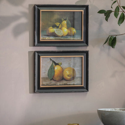 Croston Lemon Framed Print - Set of 2