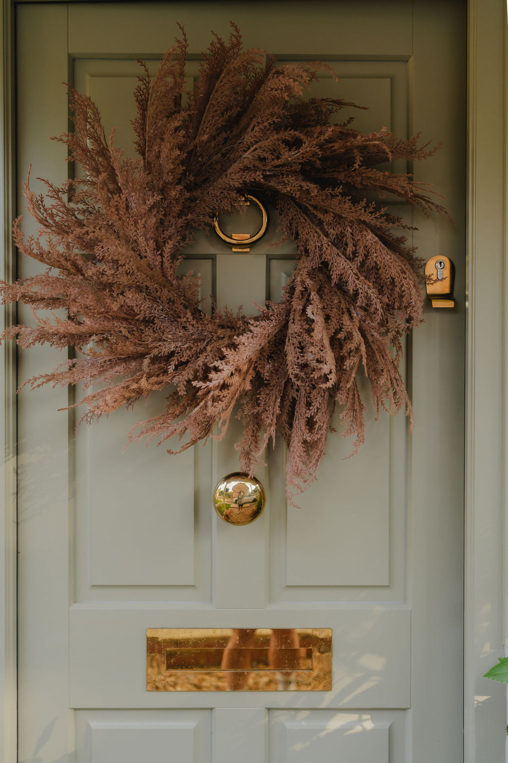 Faux Autumn Wreath