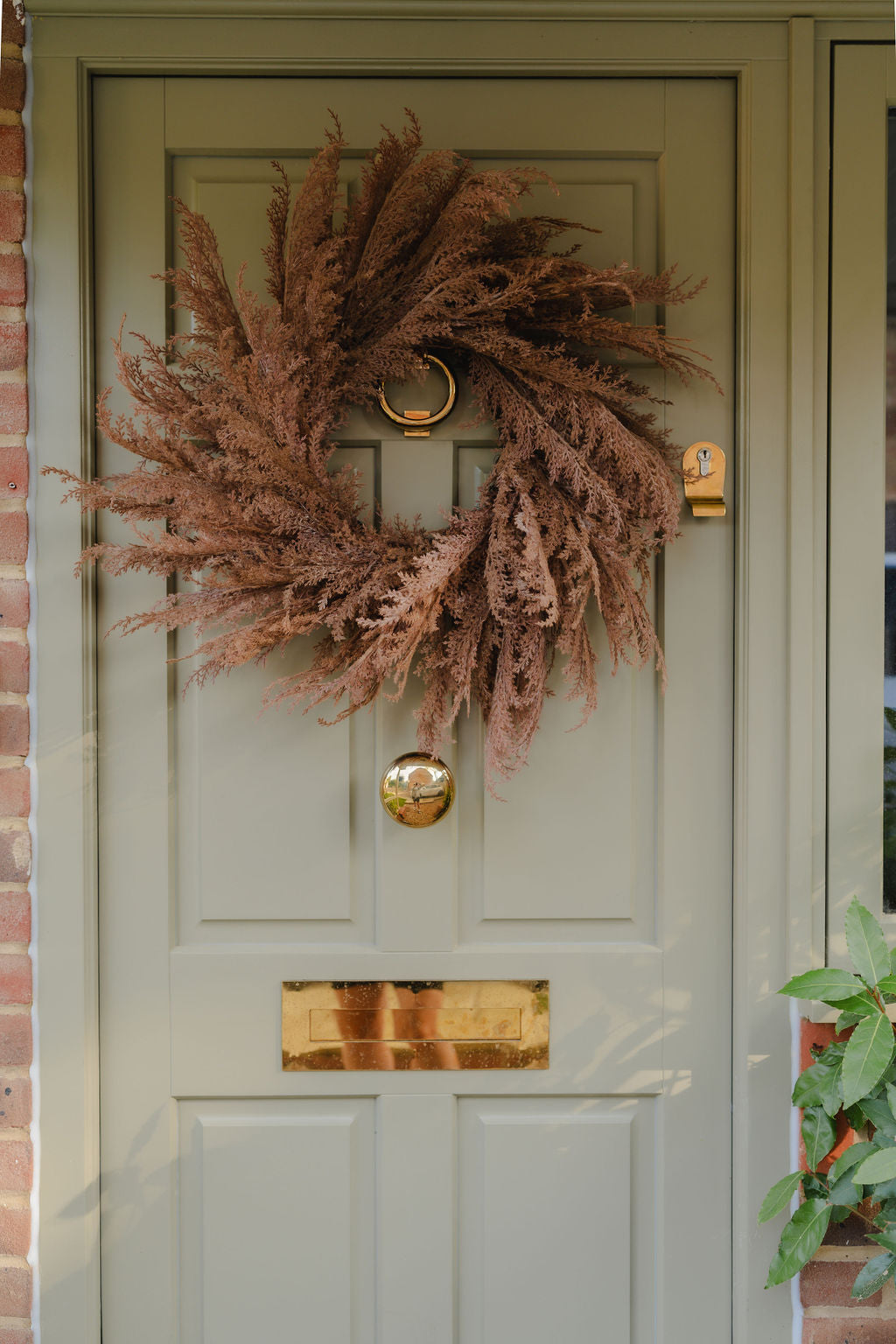 Faux Autumn Wreath