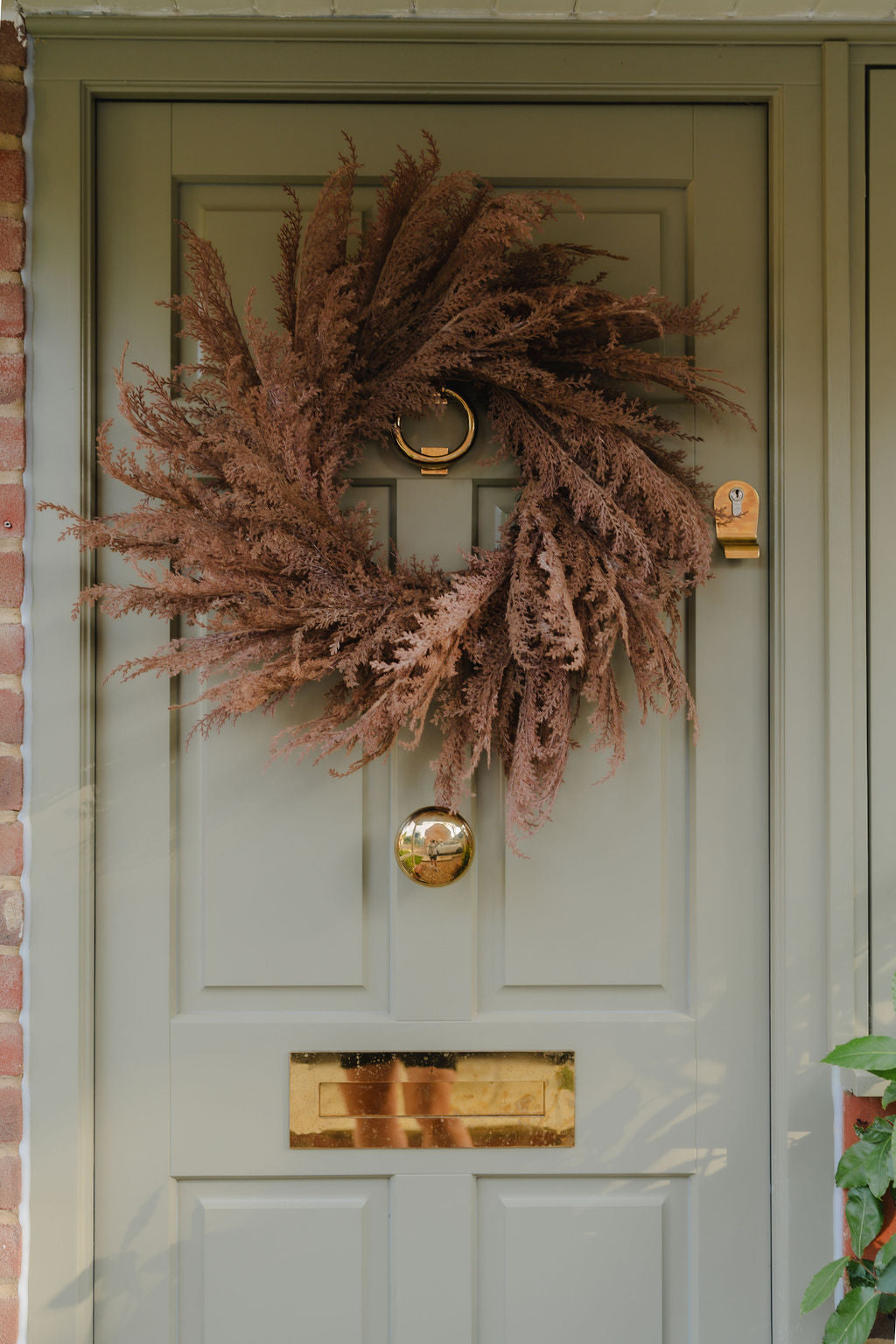 Faux Autumn Wreath