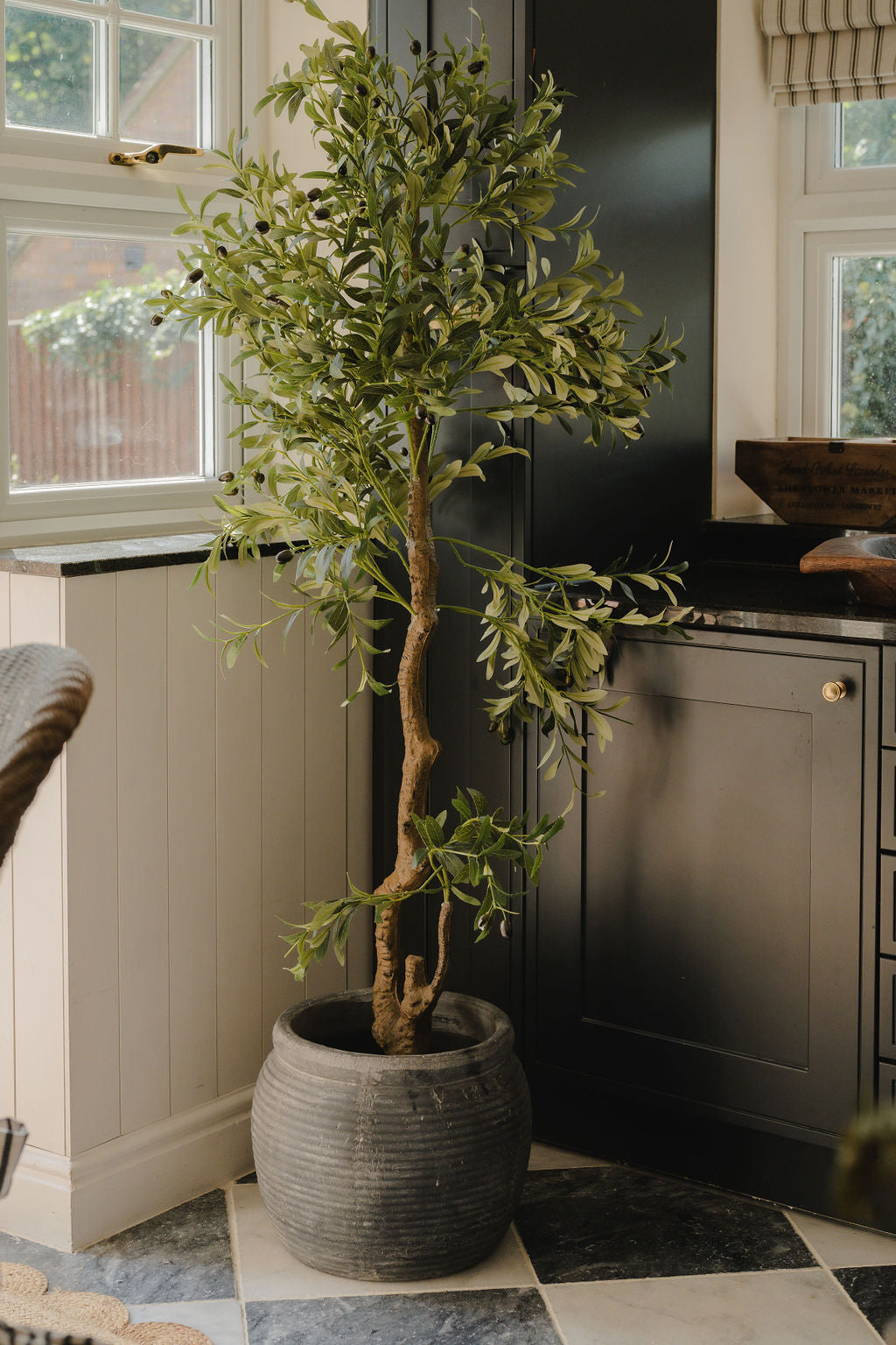 Large Faux Olive Tree