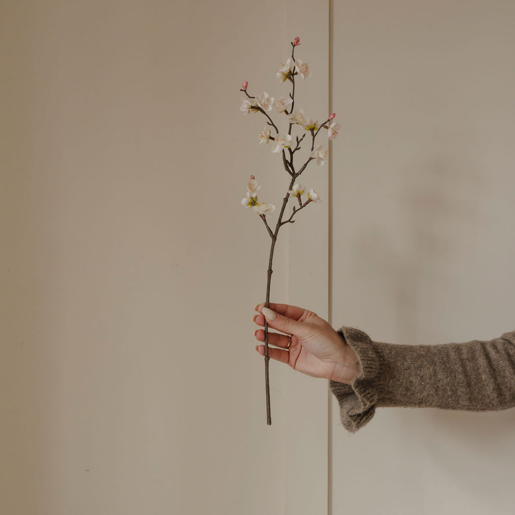 Touch of Blush Plum Blossom Spray