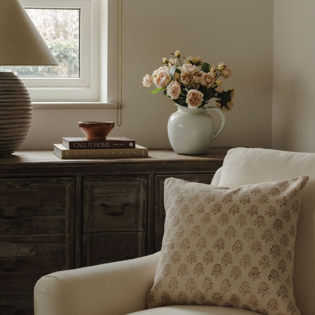 Regent Pale Pink Rose with Leaves