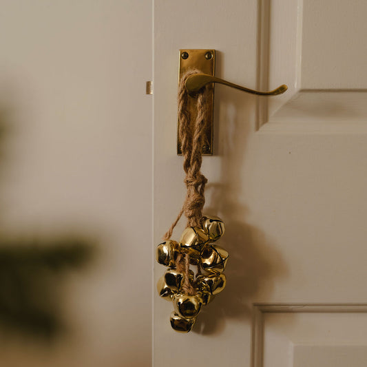 Gold Jute Bell Drop