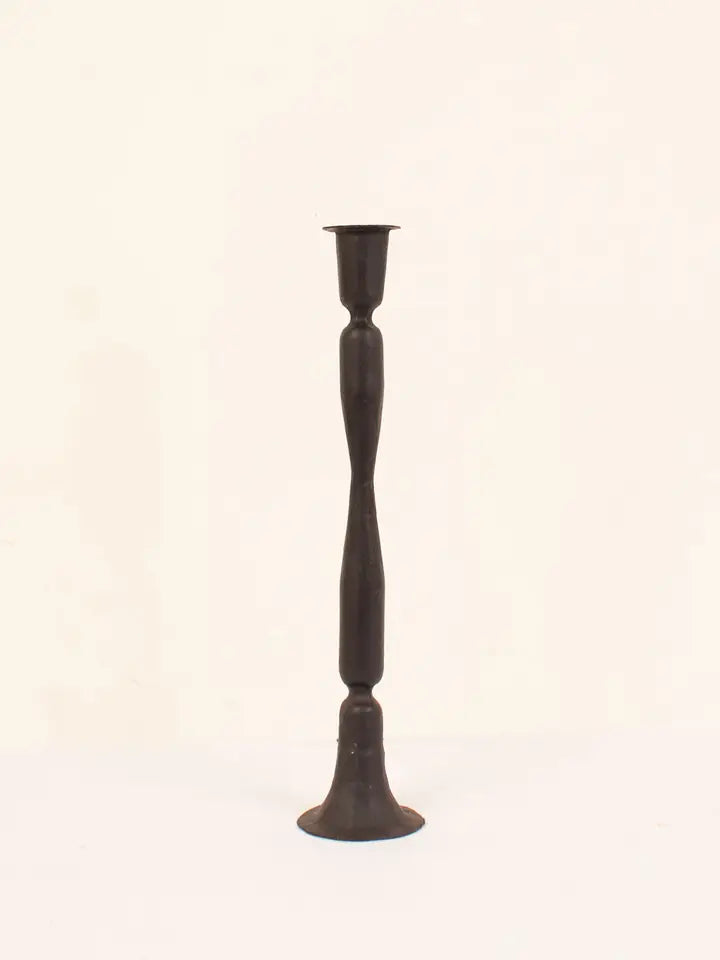 Black Wrought Iron Candlesticks