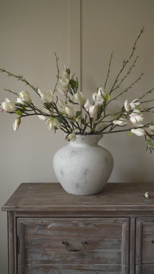 Luxury Magnolia and Pussy Willow Spring Arrangement by My Millennium Maison