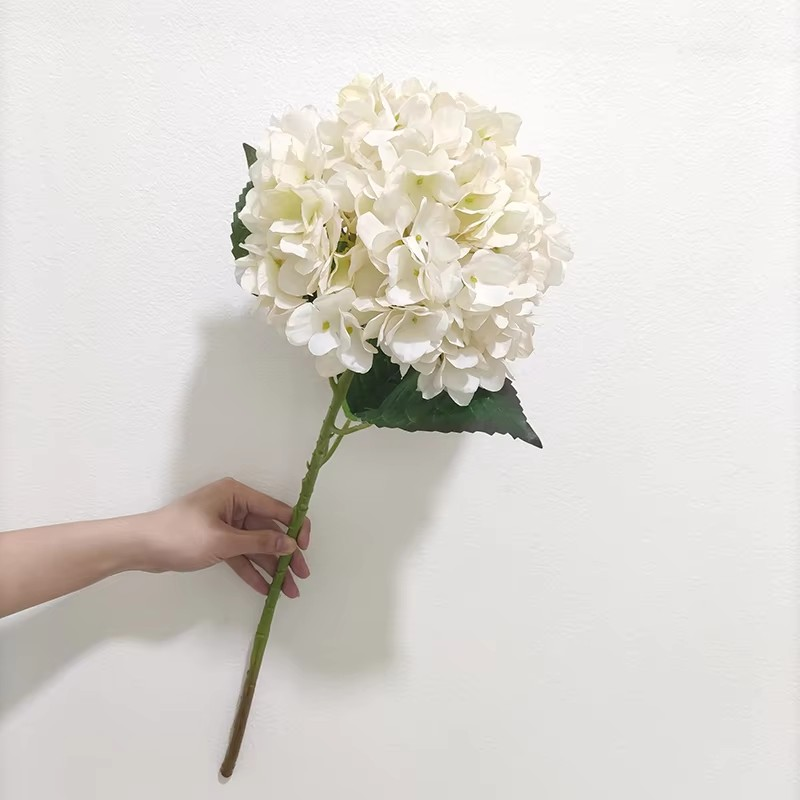 Faux White Hydrangea