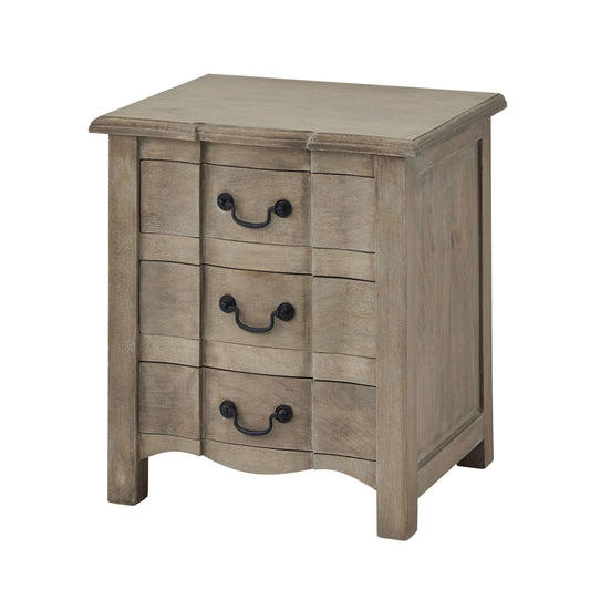 Evesham 3 Drawer Bedside Table