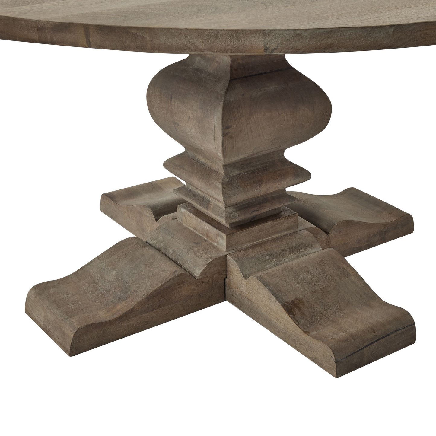 Evesham Collection Round Pedestal Dining Table